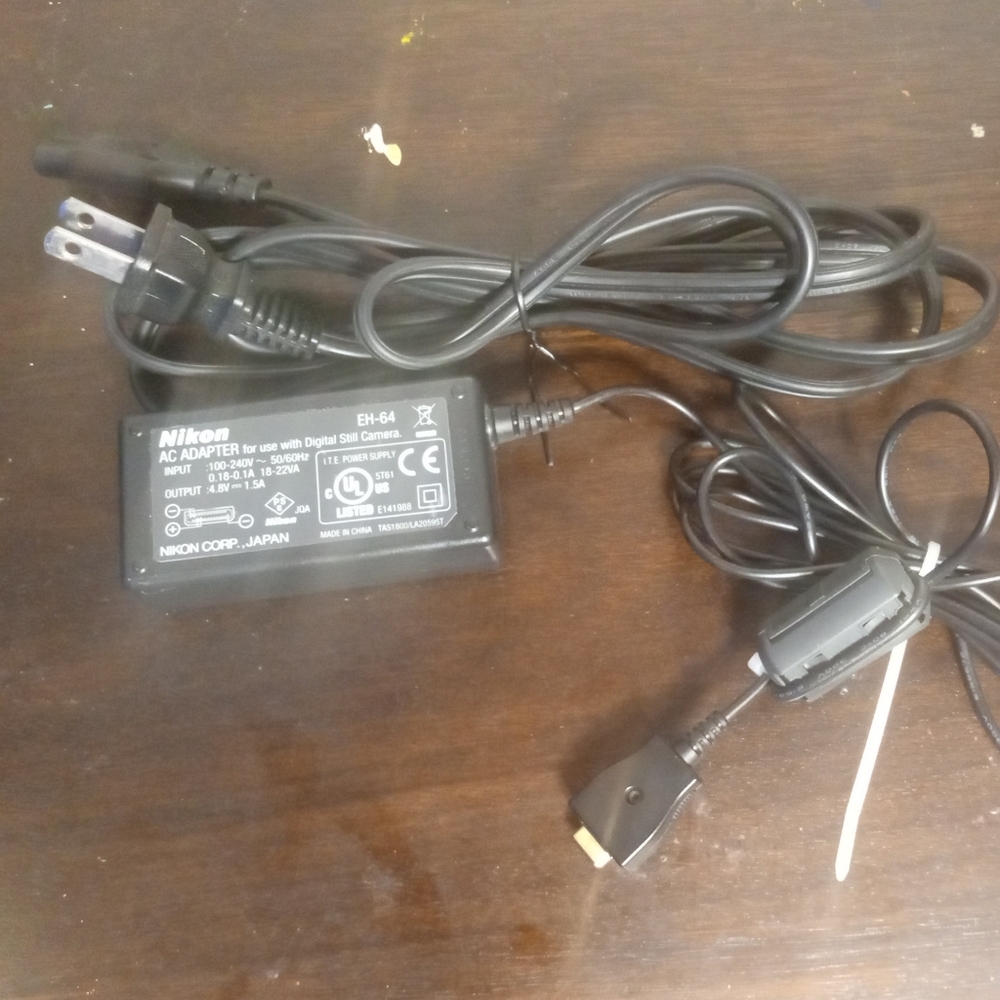 Genuine OEM Nikon AC Adapter EH-64 for Nikon Coolpix Digital Cameras